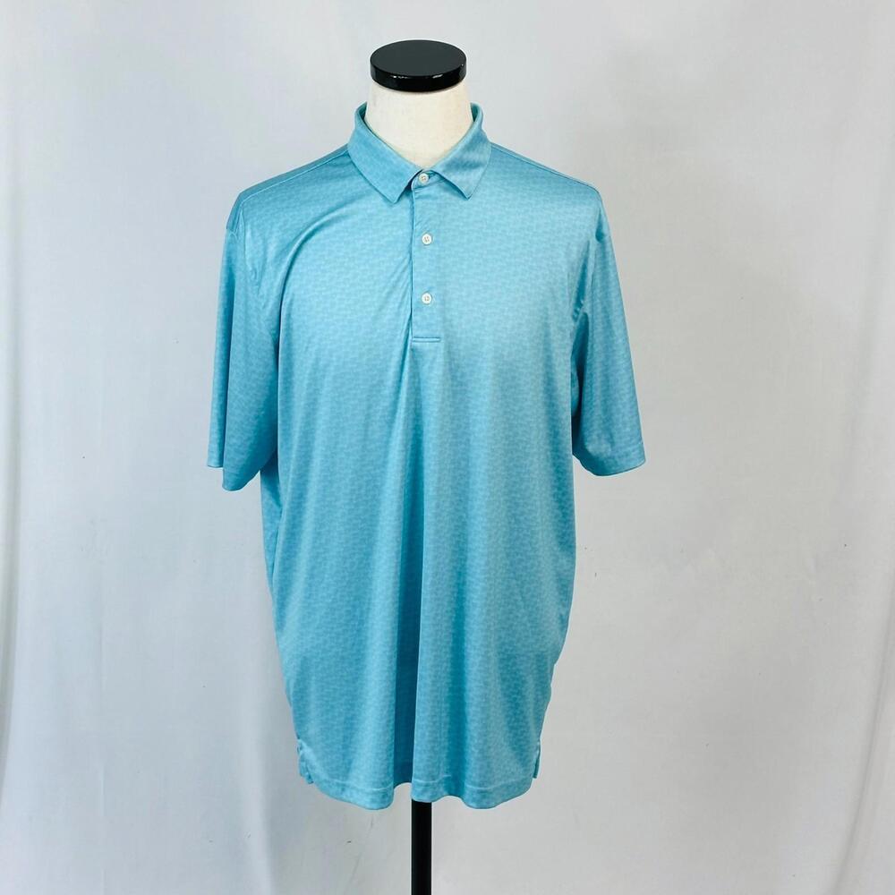 Greg‎ Norman Sz XL Play Dry Performance Golf Polo Shirt Resort Gorpcore Spring